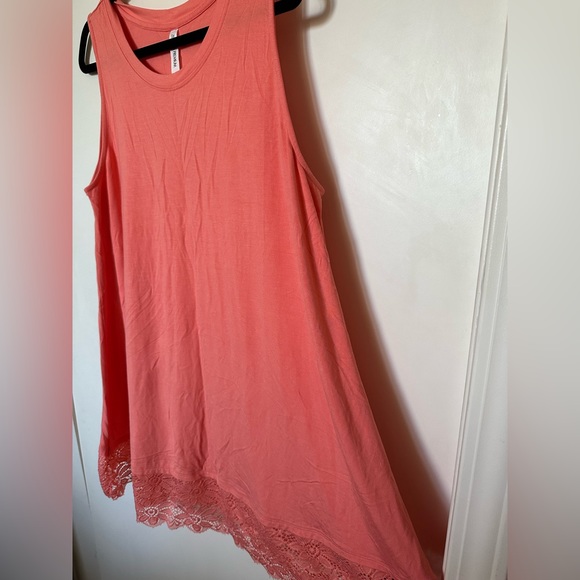 Zenana Premium 2 Piece Lace Bottom Tank Tops Size 1X - Picture 9 of 13